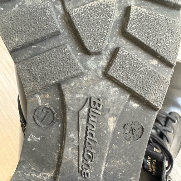 Blundstone original lace-up gore Black Leather Boots womens 10 - Picture 7 of 9